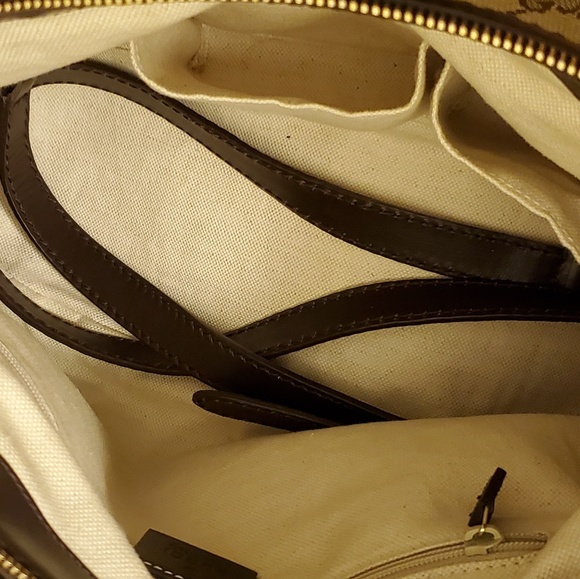 Gucci Signature Cavas Overshoulder Bag Wallet Set - Picture 4 of 8